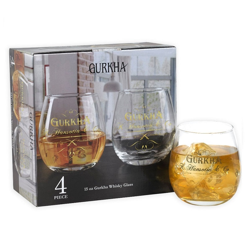 sorry, Gurkha 15oz Whisky Glass Set of 4 Clear image not available now!