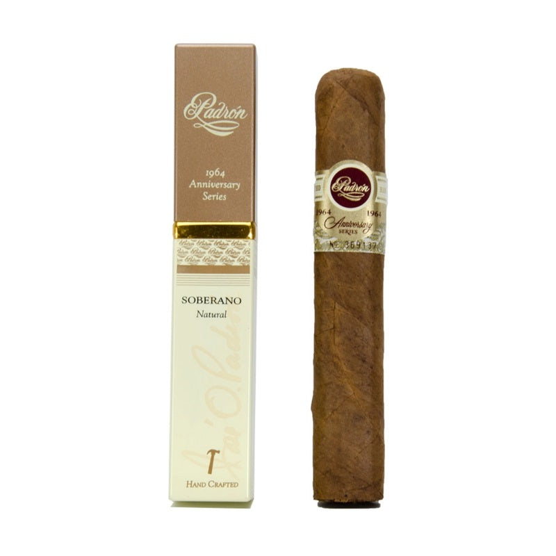 sorry, Padron 1964 Anniversary Soberano Robusto Natural Tubos Single image not available now!