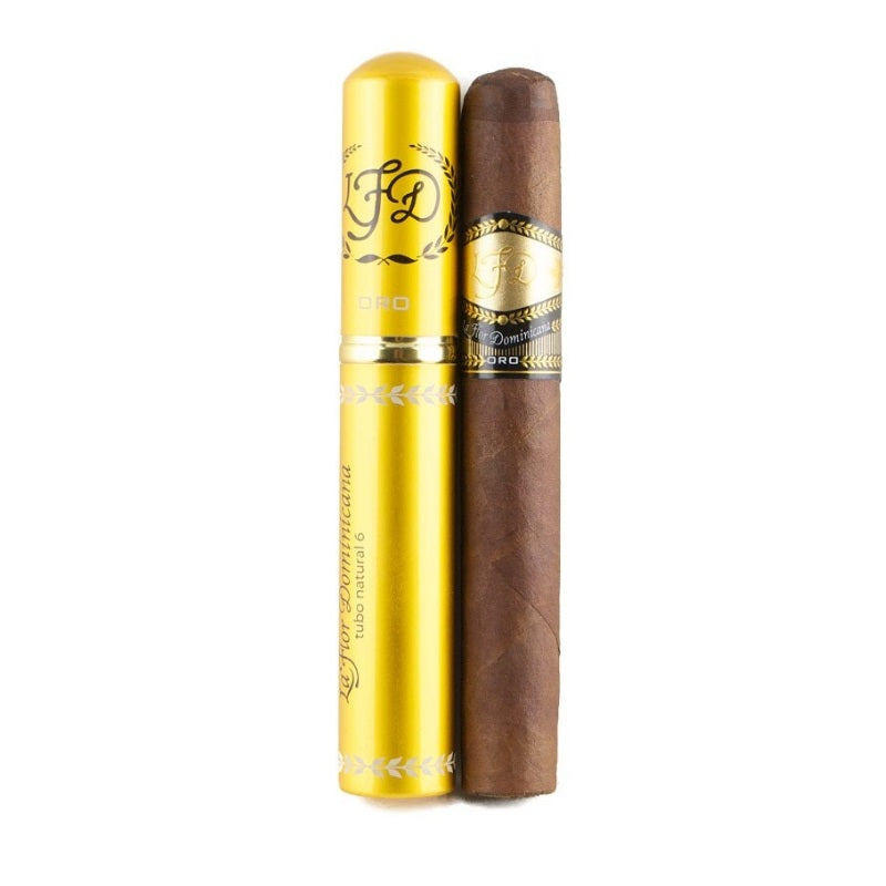 sorry, La Flor Dominicana Oro No. 6 Natural Tubo Toro Single image not available now!