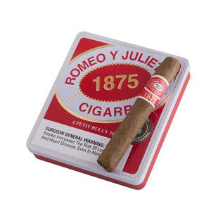 sorry, Romeo Y Julieta 1875 Petite Bully Cigarillo 6ct Tin image not available now!