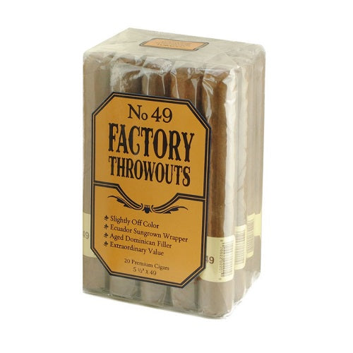 sorry, Factory Throwouts No. 49 Natural Robusto 20ct Bundle image not available now!