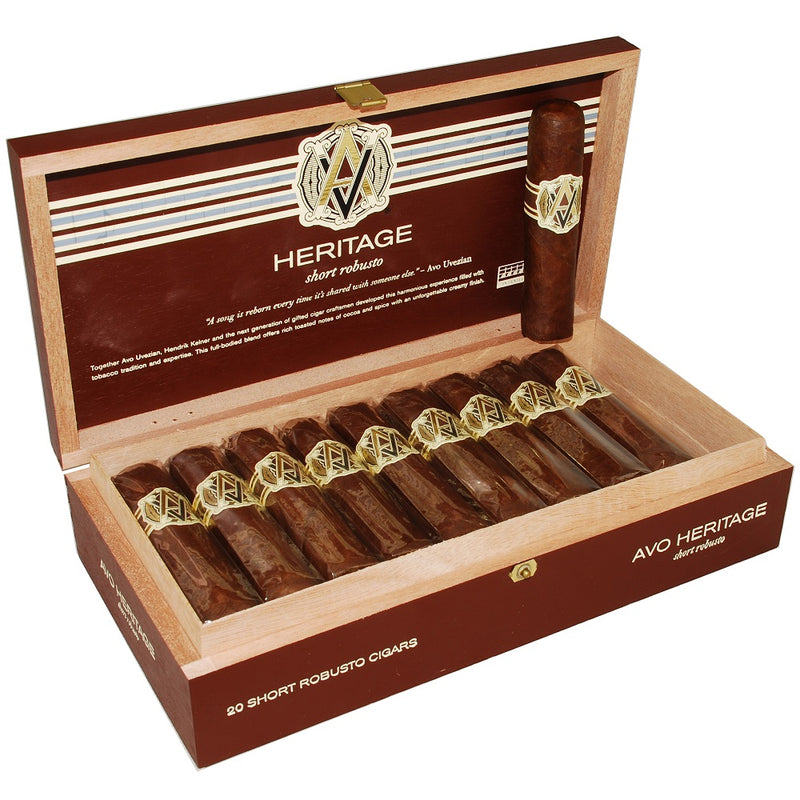 sorry, AVO Heritage Short Robusto 20ct Box image not available now!