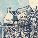 Visconti Old Vineyard with Peasant Woman Pen