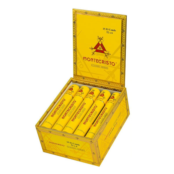 sorry, Montecristo Classic Collection El Conde Tubes Toro 15ct Box image not available now!