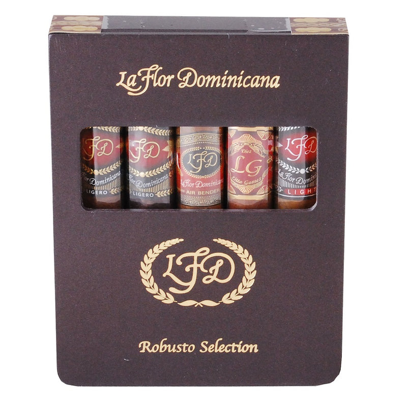 sorry, La Flor Dominicana Robusto Selection Sampler 5ct Box image not available now!