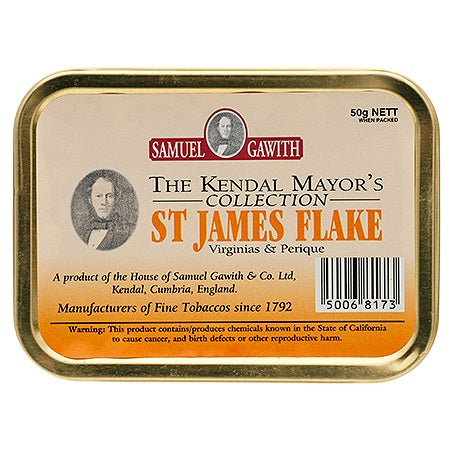 sorry, Samuel Gawith St. James Flake 1.76oz Tin V image not available now!
