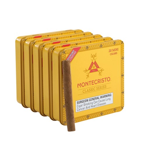sorry, Montecristo Classic Mini Cigarillos Tins 100ct Case image not available now!
