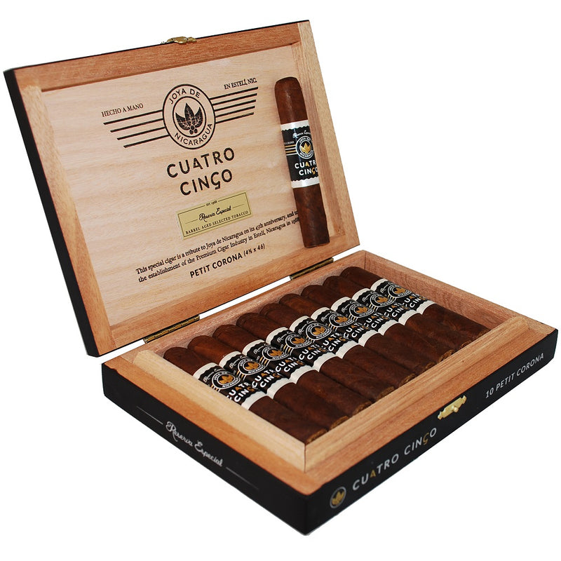 sorry, Joya De Nicaragua Cuatro Cinco Reserva Especial Petit Corona 10ct Box image not available now!